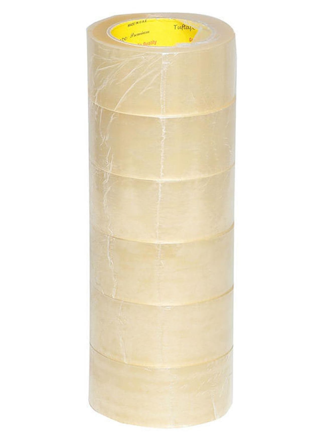 6-Piece Packaging Tape Clear