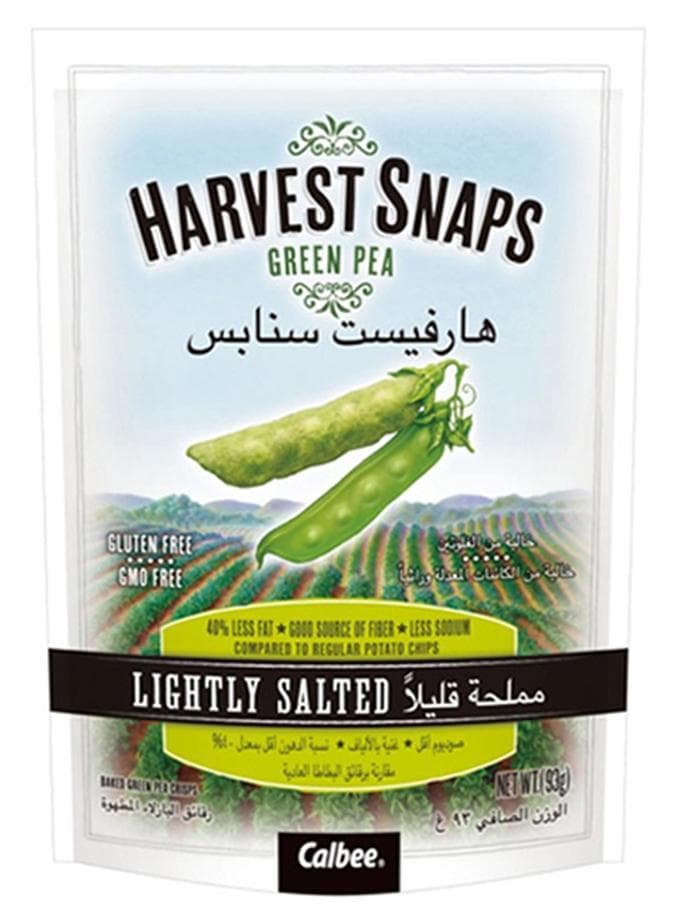 Harvest Snaps Lightly Salted Green Pea 93grams