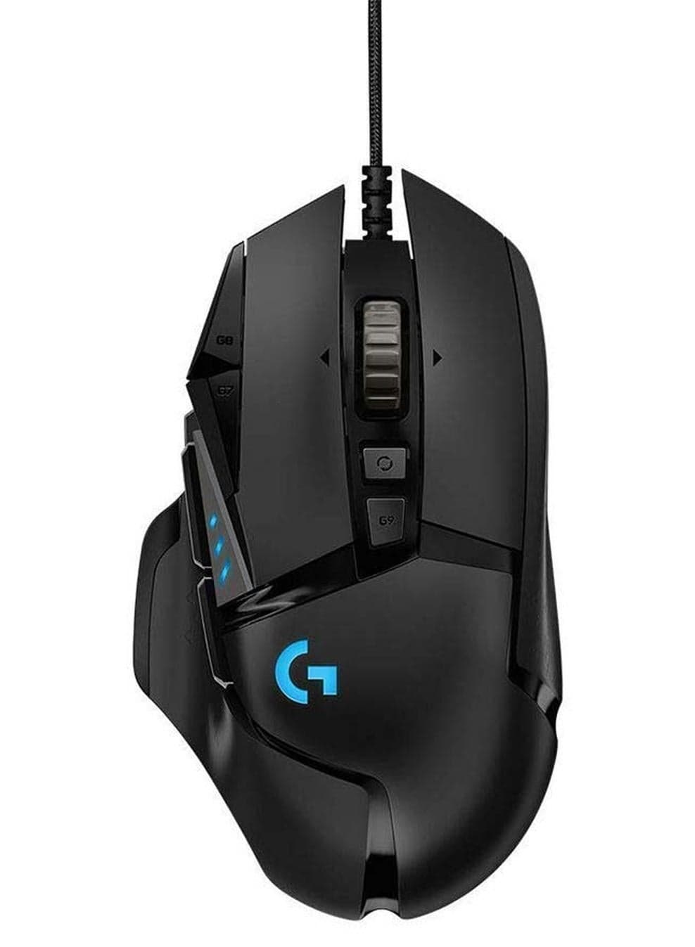 G502 Hero High Performance Wired Gaming Mouse, Hero 25K Sensor, 25,600 Dpi, Rgb, Adjustable Weights, 11 Programmable Buttons, On-Board Memory, Pc/Mac - Black