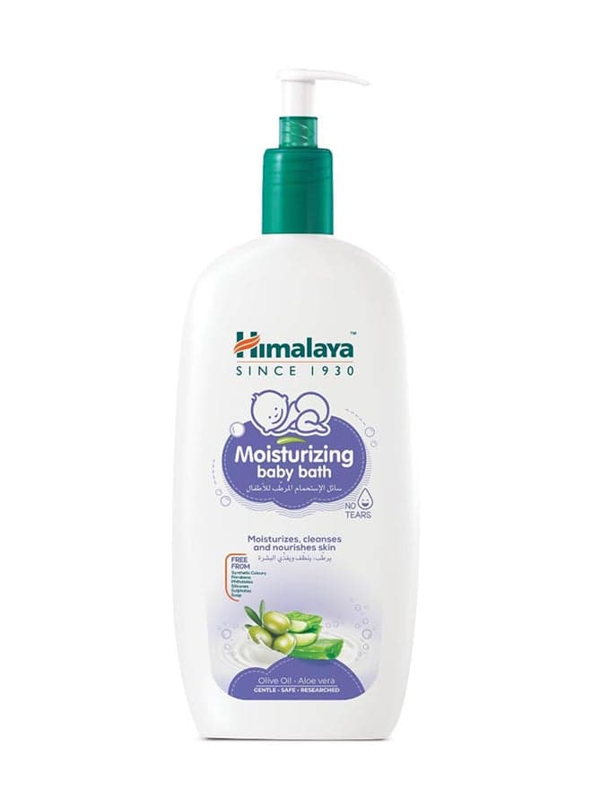 Moisturizing Baby Bath With Olive Oil And Aloe Vera