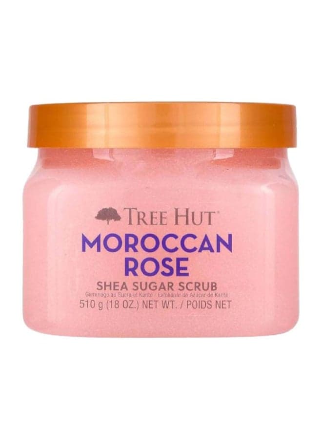 Morrocon Rose Shea Sugar Scrub Pink 510grams