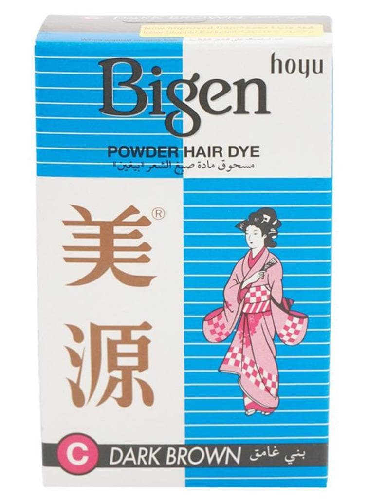 Powder Hair Dye C Dark Brown