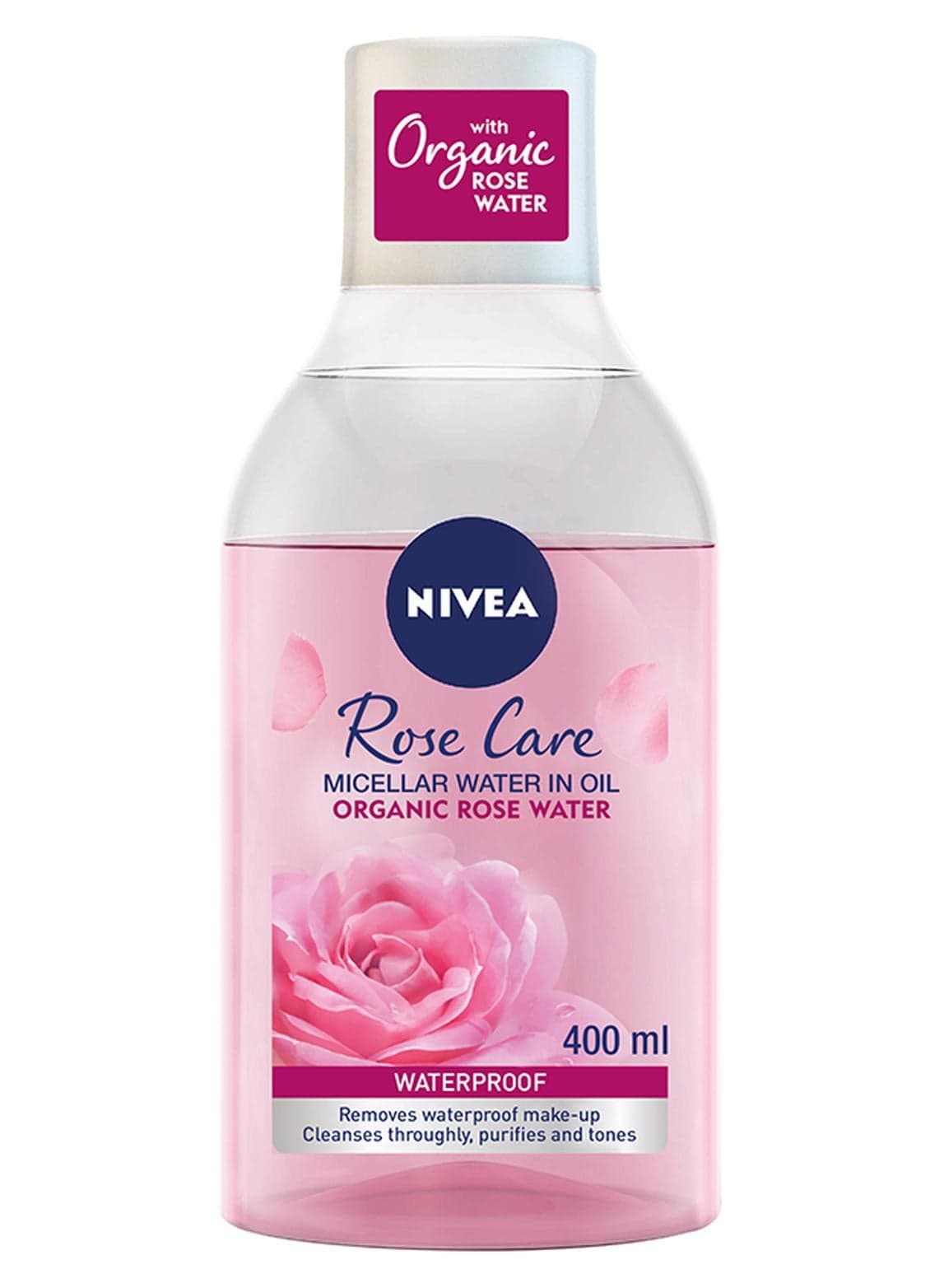 Micellar Organic Rose Water Makeup Remover 400ml Rose Care