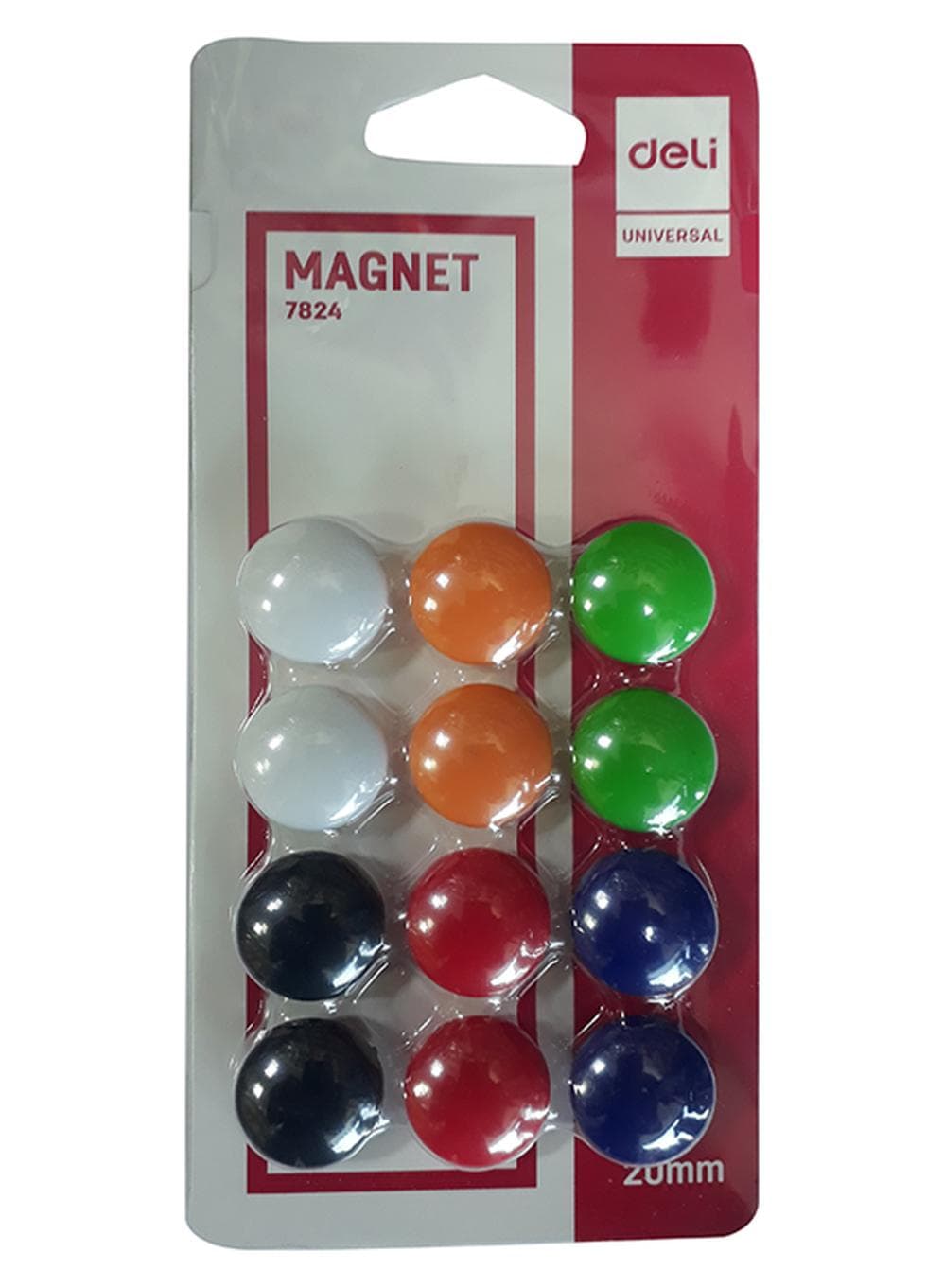 12-Piece Magnetic Button Set Multicolour