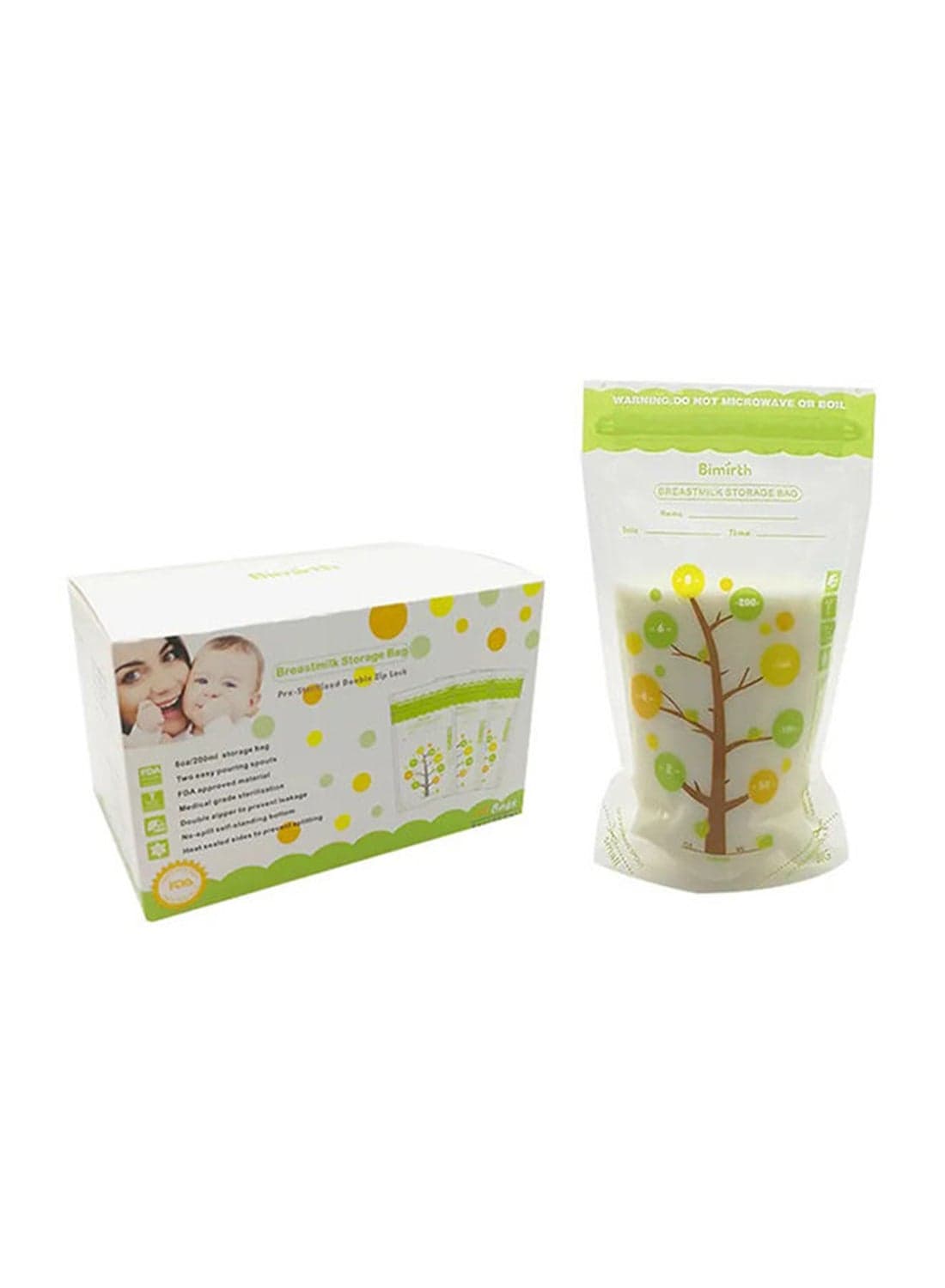 Pack Of 112 Breastmilk Storage Bags Pre-sterilized, Easy Pour Spout, BPA Free Ready To Use Double Zipper Seal Bags For Pumping Freezing And Feeding Milk Self-Standing, CPC Test Passed - 250 ML