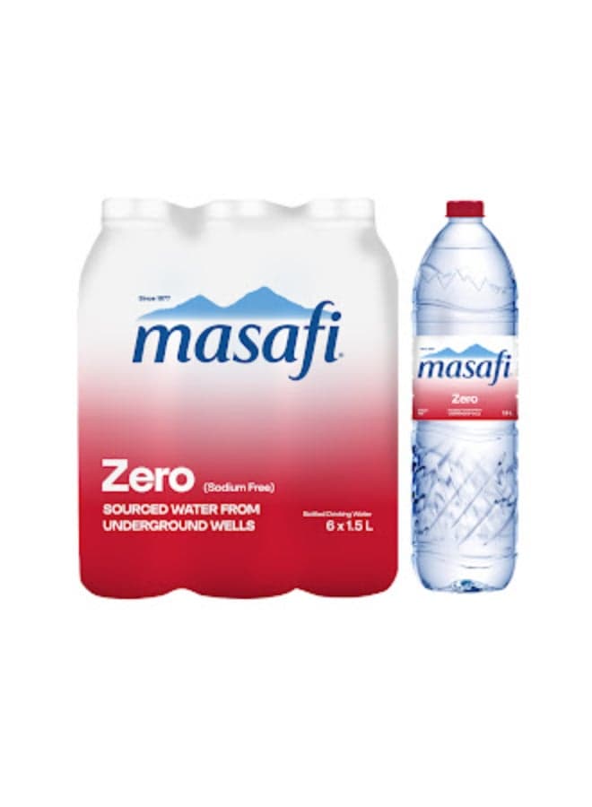 Zero Sodium Natural Water 1.5Liters Pack of 6