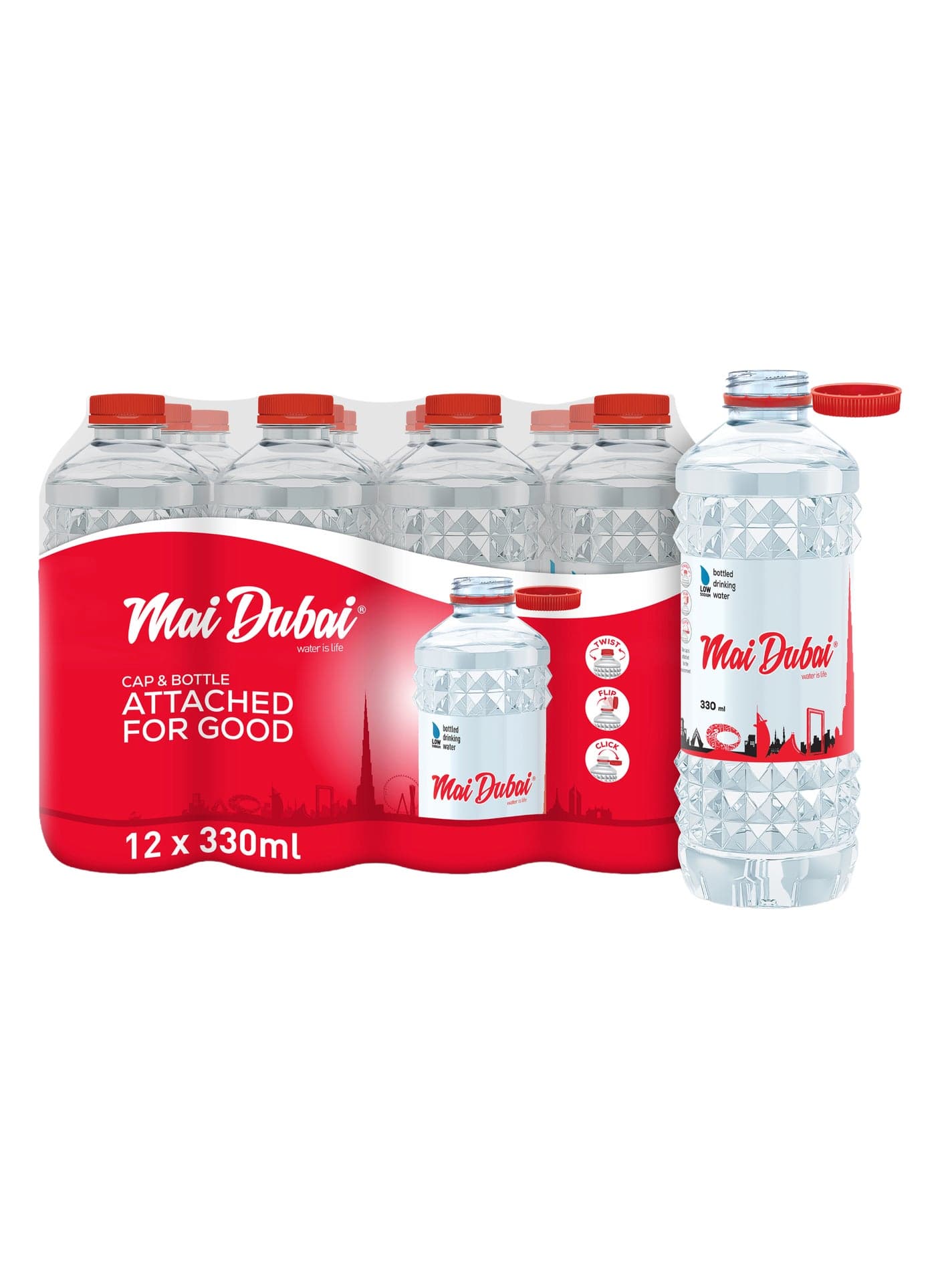Bottled Drinking Water 330ml Pack of 12
