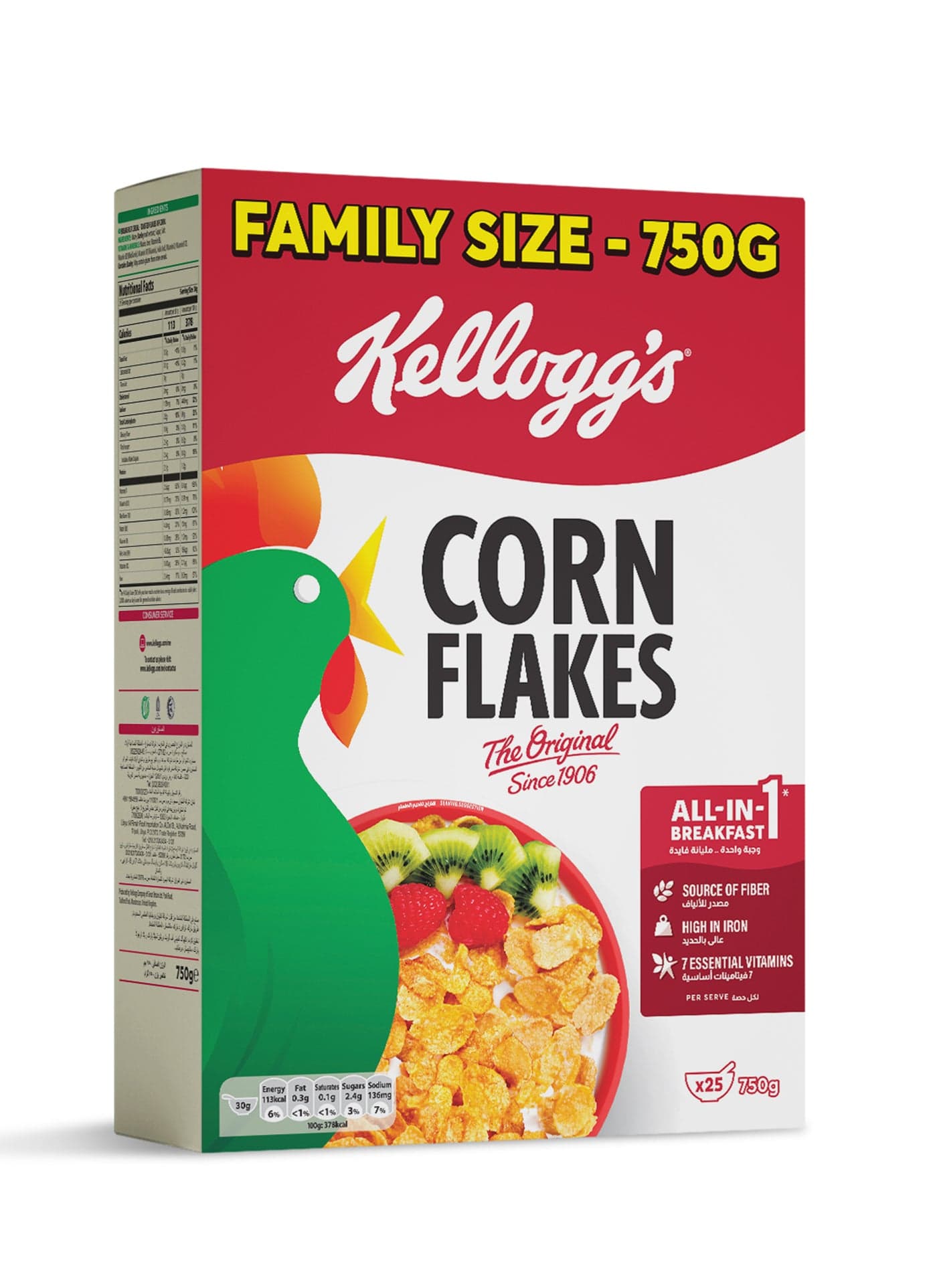 Maxi Corn Flakes Cereal Original 750grams