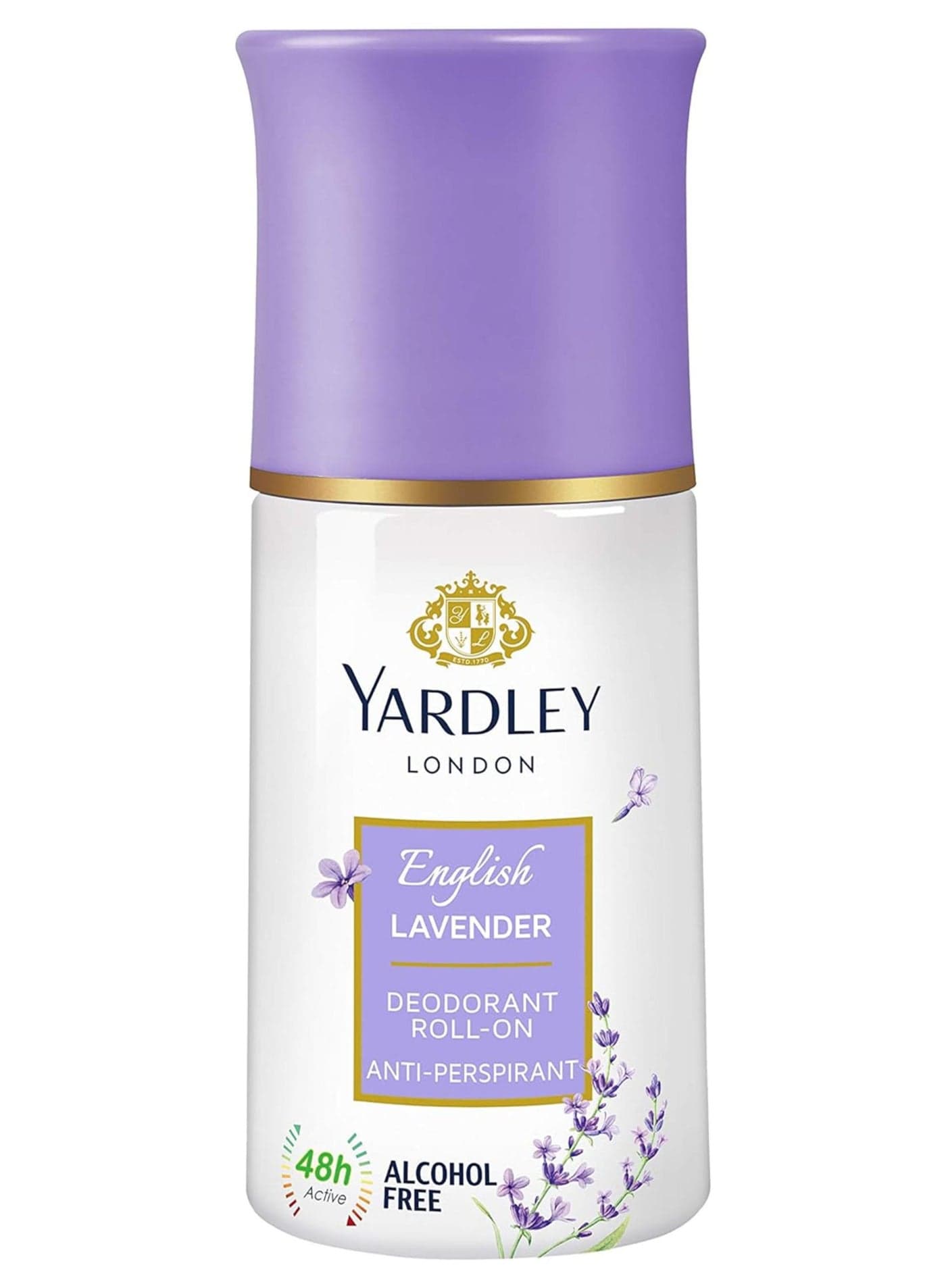 English Lavender Talc Roll-On Deodorant 50ml