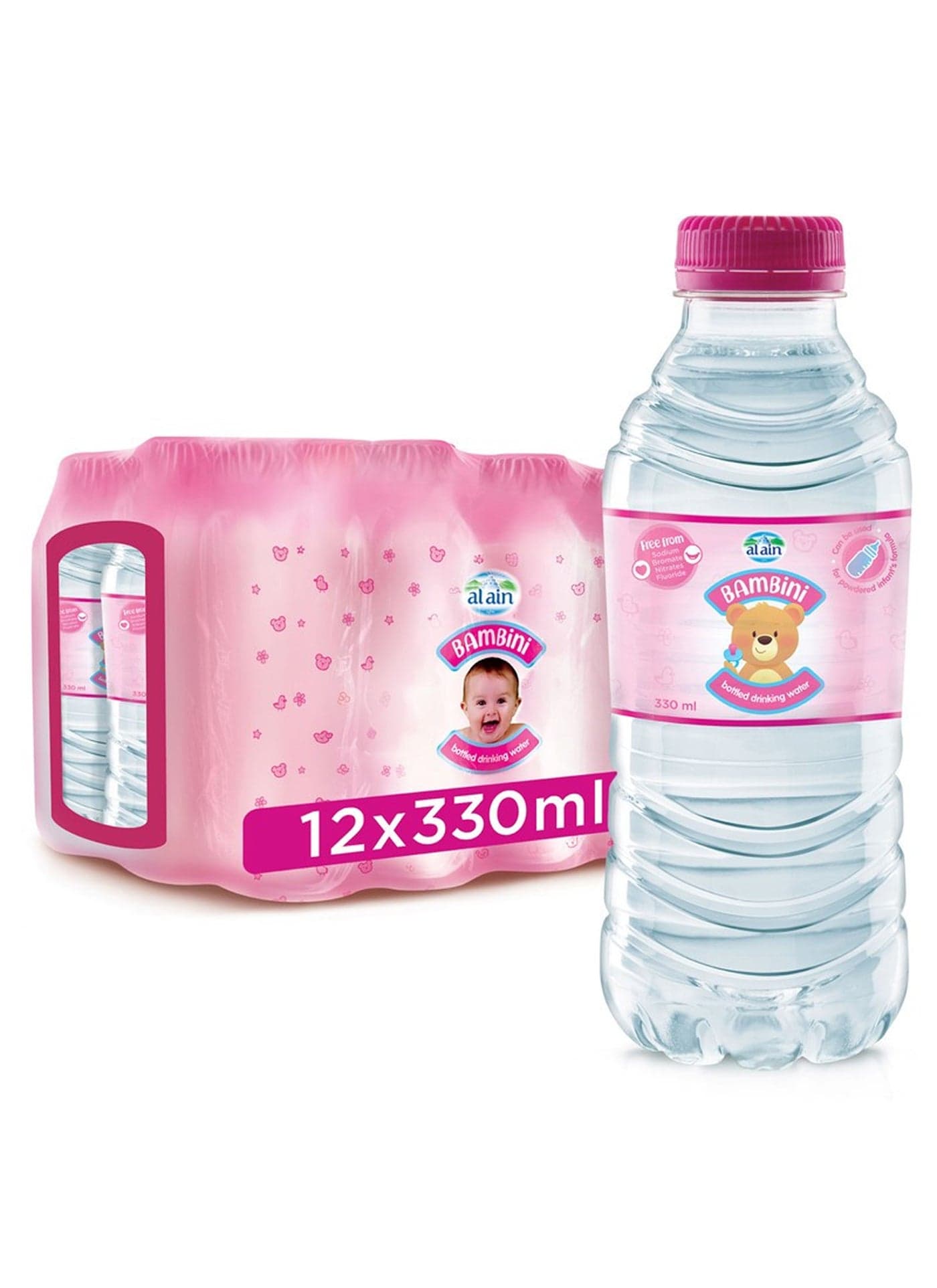 Bambini Baby Water 330ml Pack of 12