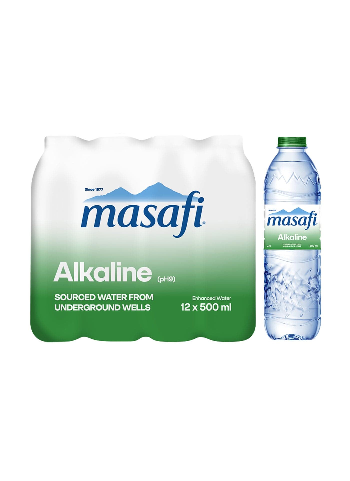 Alkaline Natural Water 500ml Pack of 12