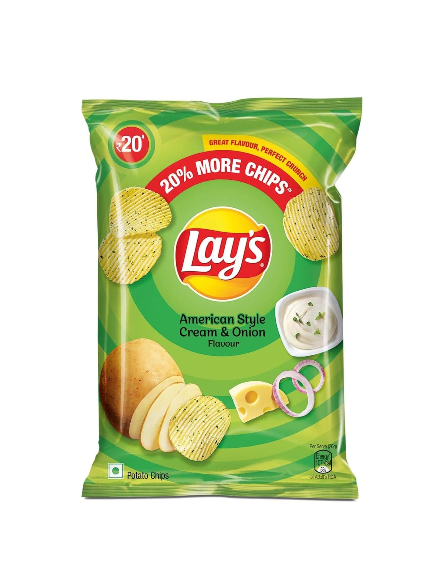 American Style Cream And Onion Flavour 48grams