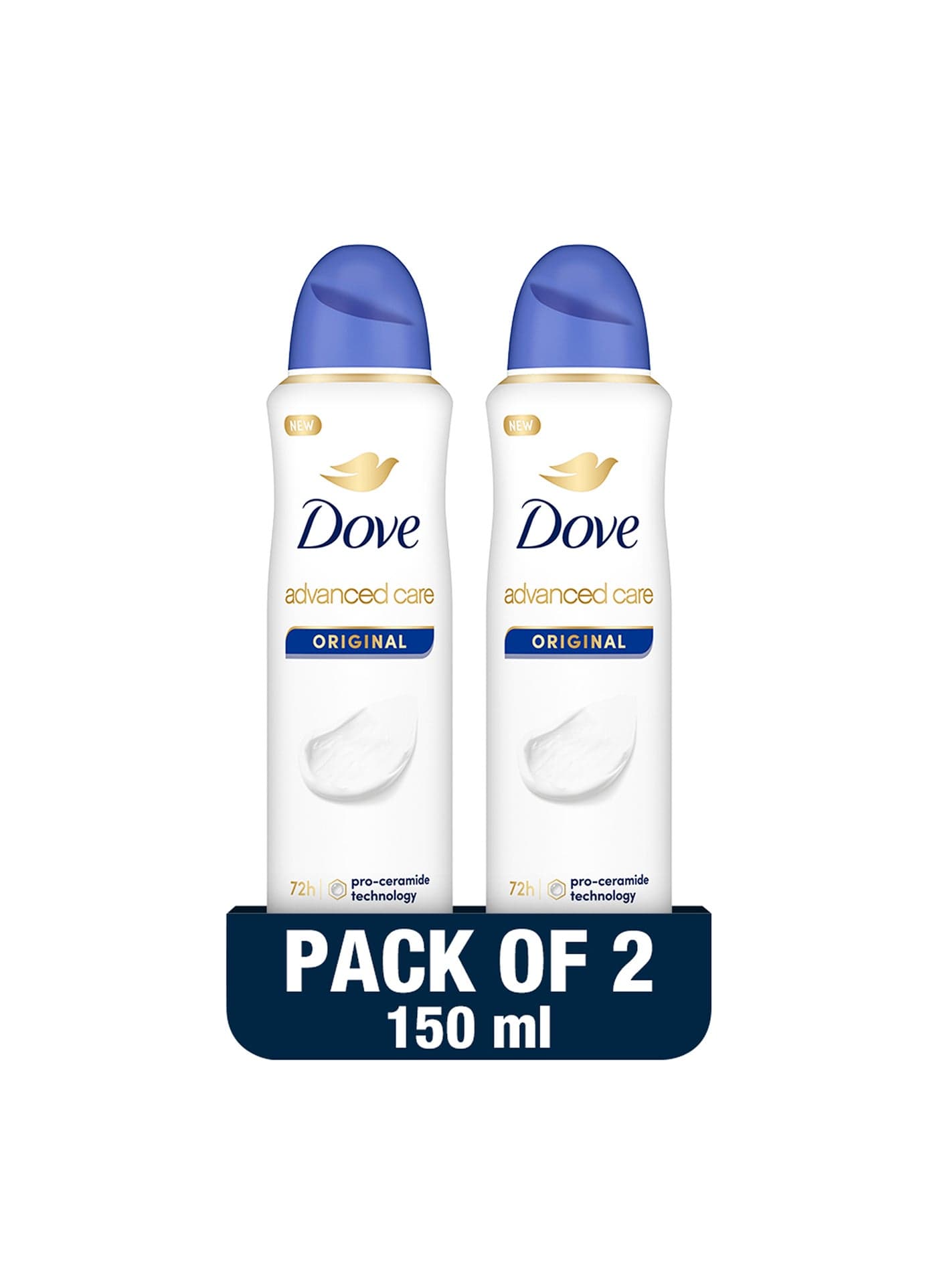 Original Antiperspirant Deodorant Pack of 2 150ml