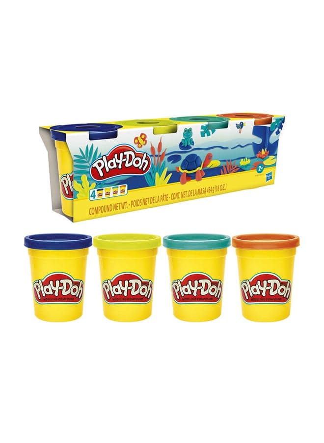 Modeling Compound 4-Pack of 4-Ounce Cans (Sweet Colors) 6.4 x 25.4 x 7.6cm 6.4 x 25.4 x 7.6cm