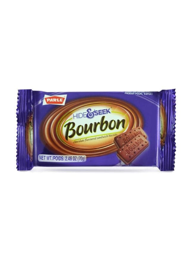 Hide And Seek Bourbon Chocolate Flovor Sandwich Biscuit 70grams