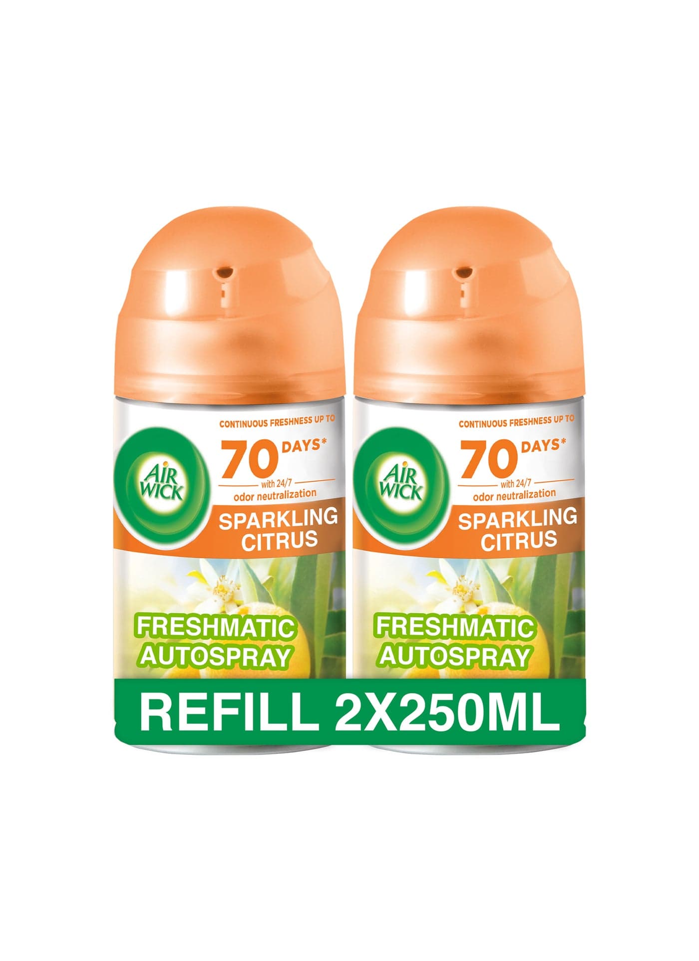 Freshmatic Refill Sparkling Citrus Pack of 2 250ml