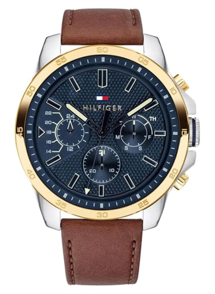 Men's Leather Chronograph Watch 1791561