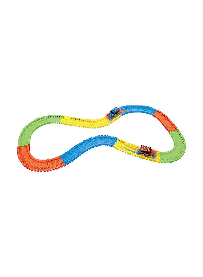 Power Joy Magic Track 220 Pieces 24cm – Race Track Toy Set for Kids Ages 3+ 24cm