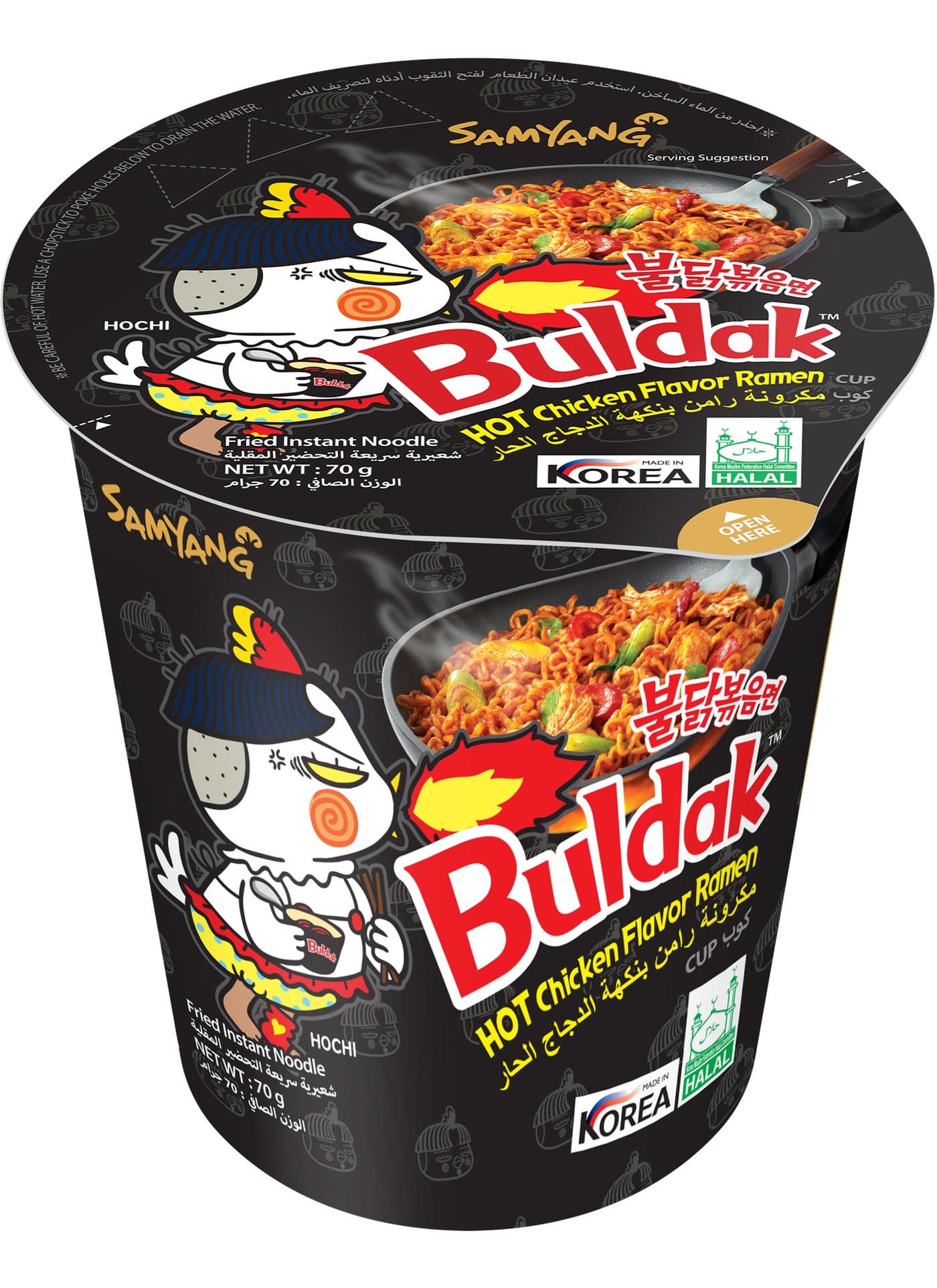 Buldak Ramen Hot Chicken Flavor Cup 70grams