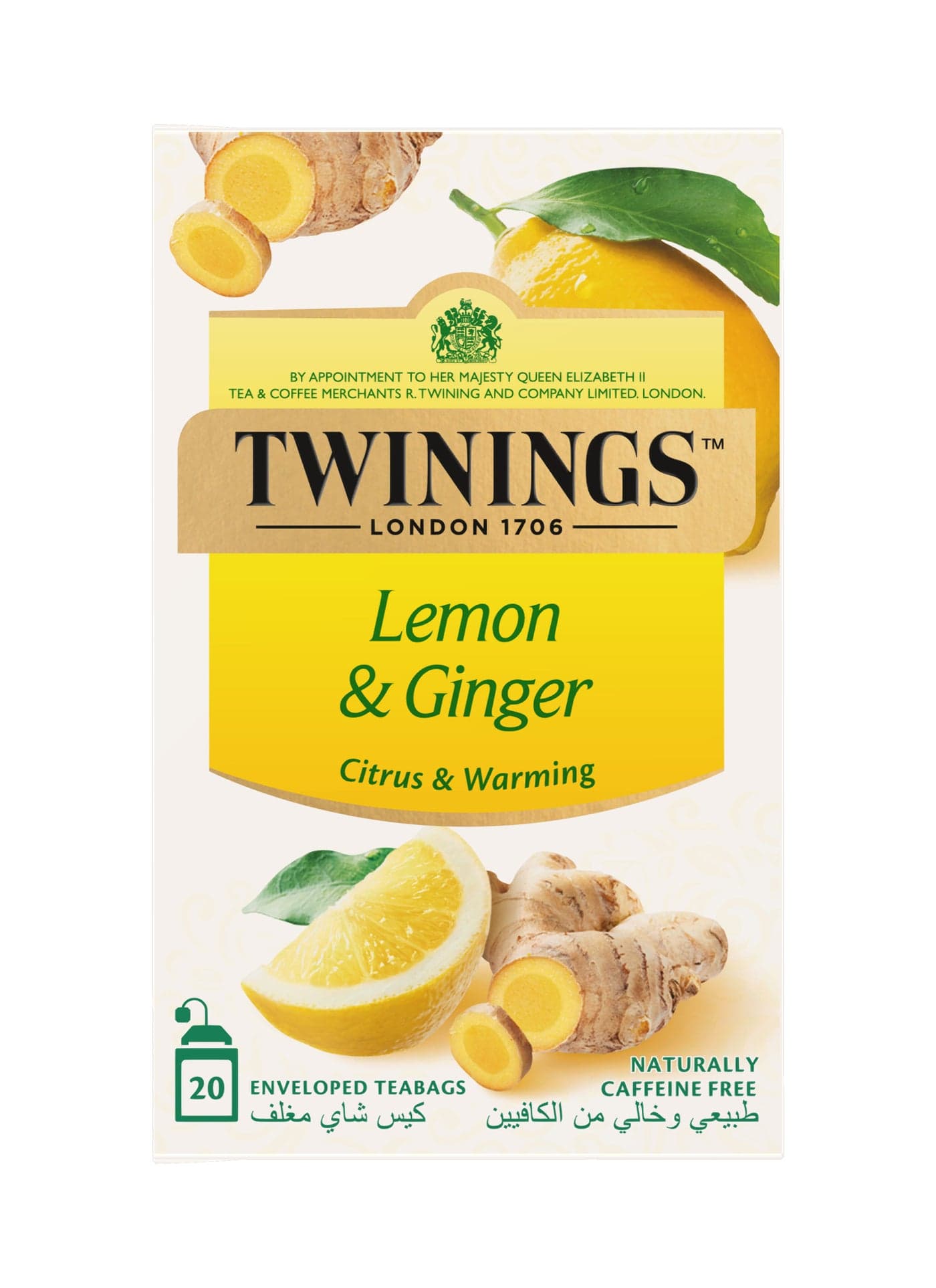 Infuso Lemon And Ginger Tea 20 Bags 1.5grams