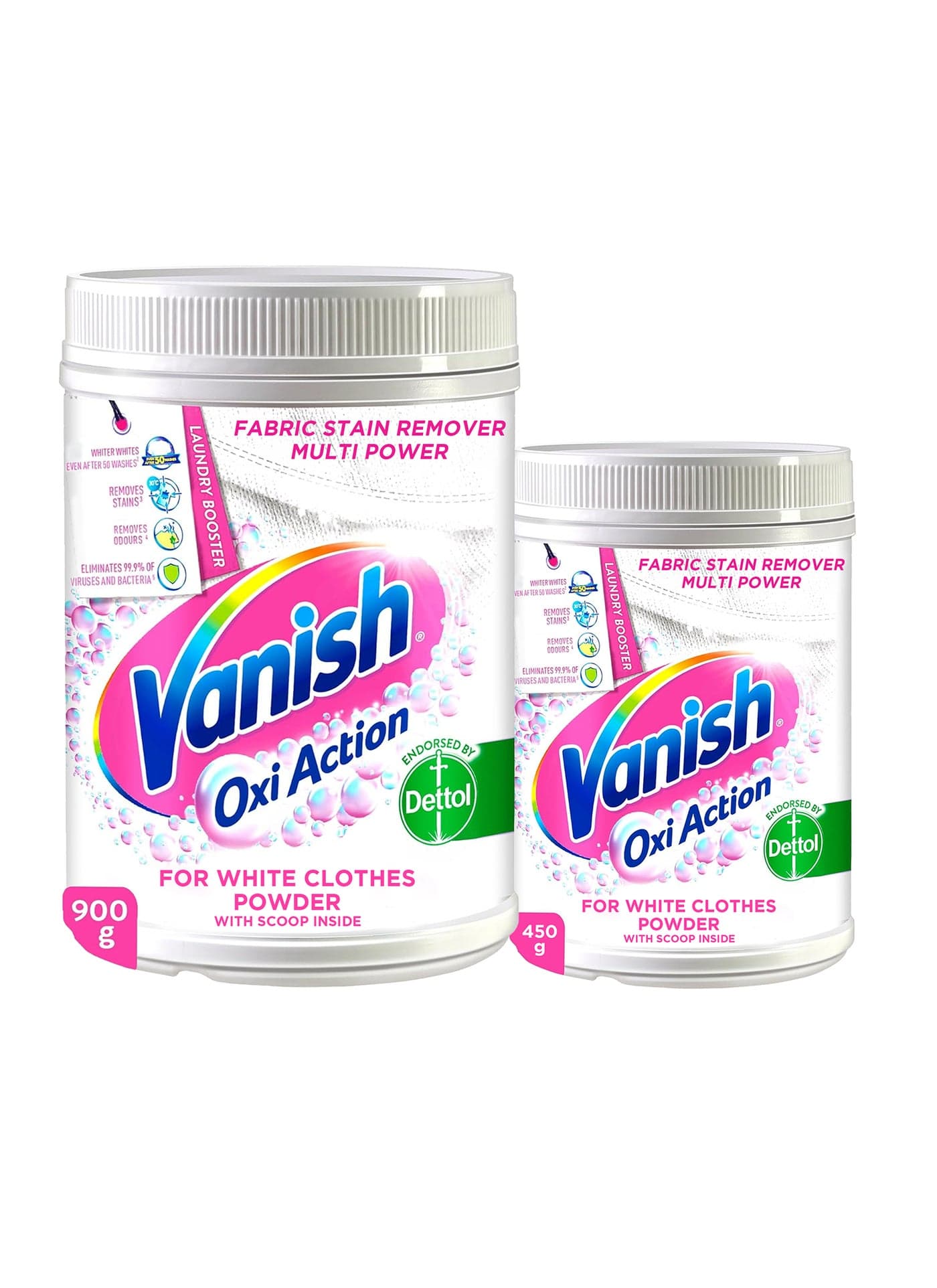Oxi Action Stain Remover Powder 900+450 grams Free