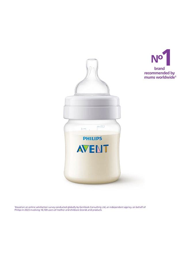 Anti-Colic Bottle 125Ml| 2 Bottles | No.1 Brand Recommended By Moms Worldwide |Clinically Proven To Reduce Colic And Discomfort