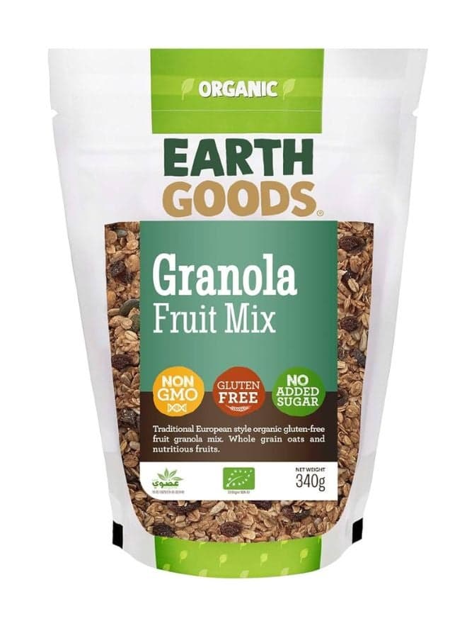 Organic Gluten-Free Fruit Granola Mix 340grams