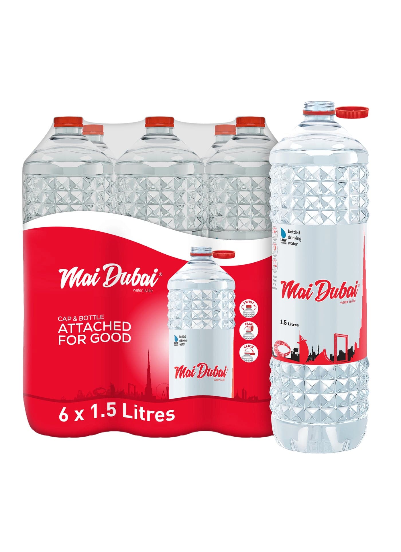 Drinking Water 1.5Liters Pack of 6