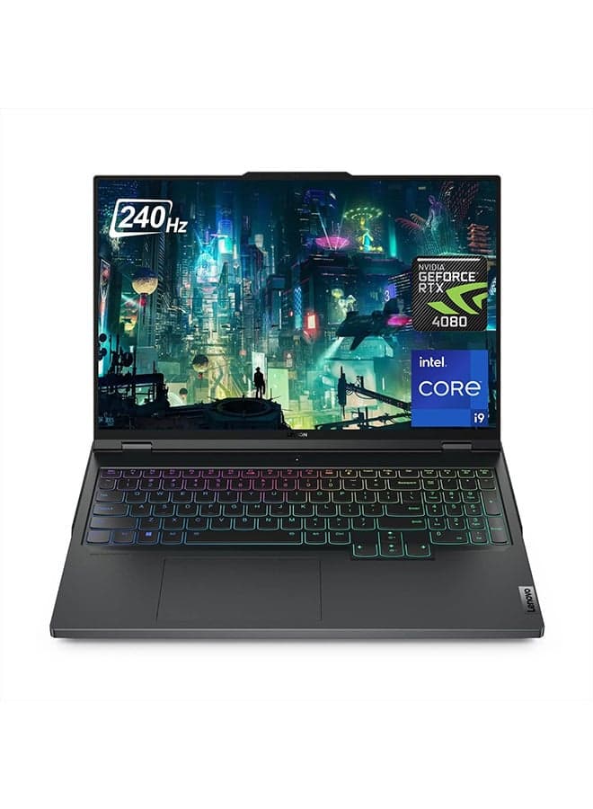 (Upgraded Version) Legion Pro 7i 16-Inch Display, Core i9-13900HX Processor/32GB RAM/2TB SSD/12GB NVIDIA RTX 4080 Graphic Card/Windows 11 Home English/Arabic Black English/Arabic Black