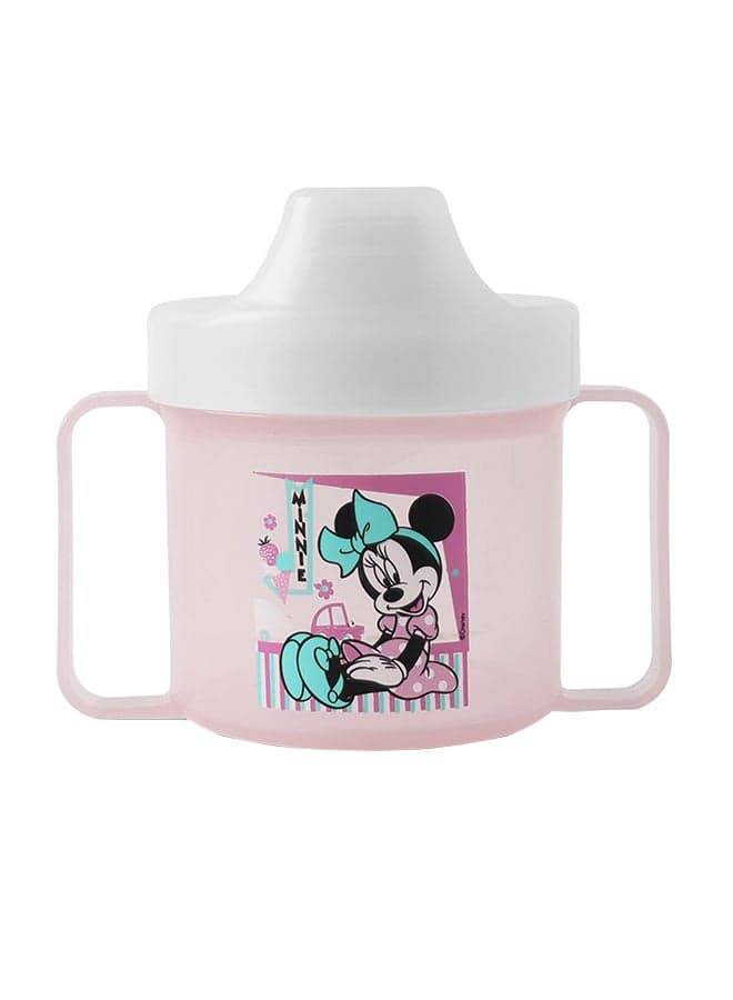 Minnie Mouse Printed Twin Handle Cup, 200 ml - Assorted