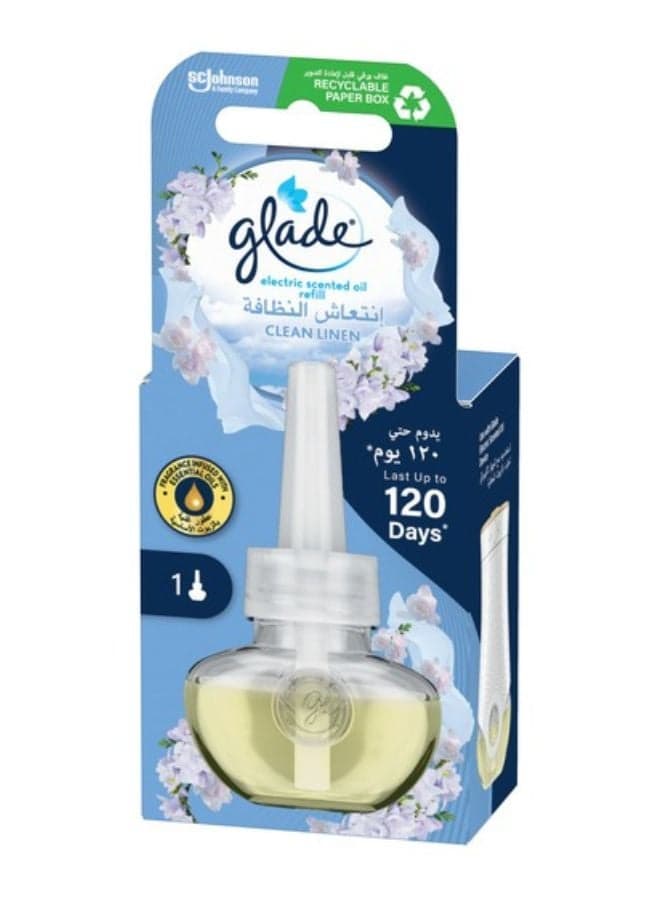 Glade Electric Scented Oil Refill Clean Linen 20ml
