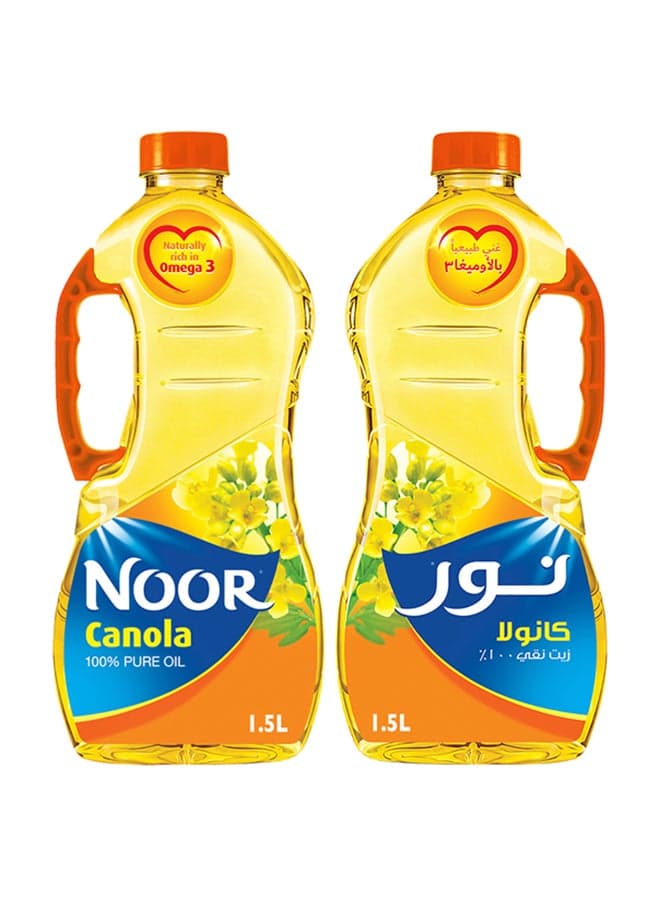 Canola Oil 1.5Liters Pack of 2