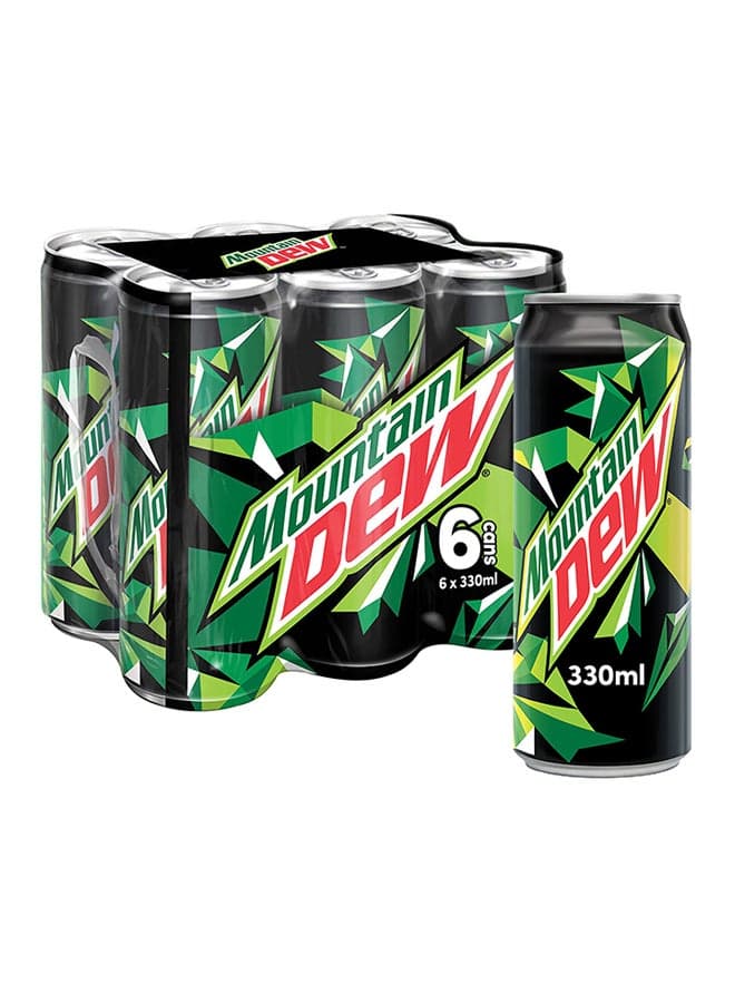 Carbonated Soft Drink Cans 330ml Pack of 6