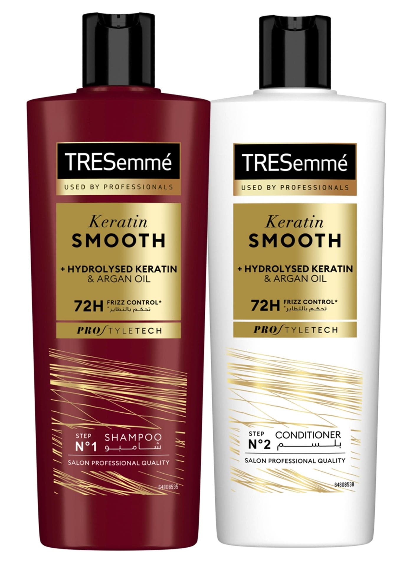 Pack Of 2 Shampoo Keratin And Conditioner 400+400ml