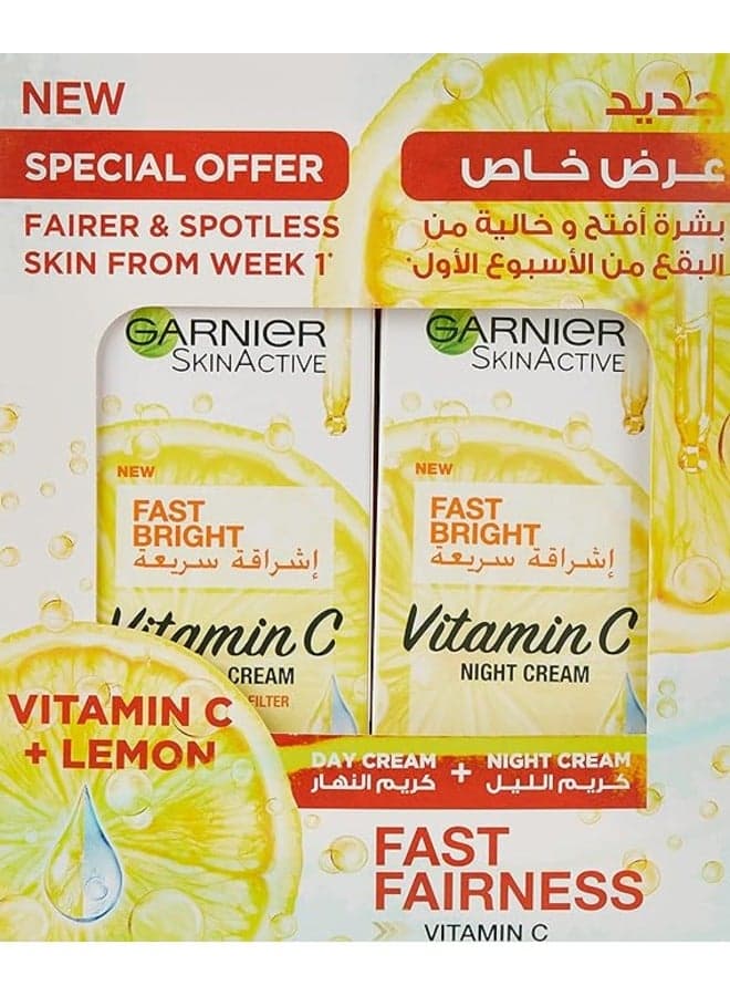 Fast Bright Vitamin C- Face Wash+ Day Cream 150ml