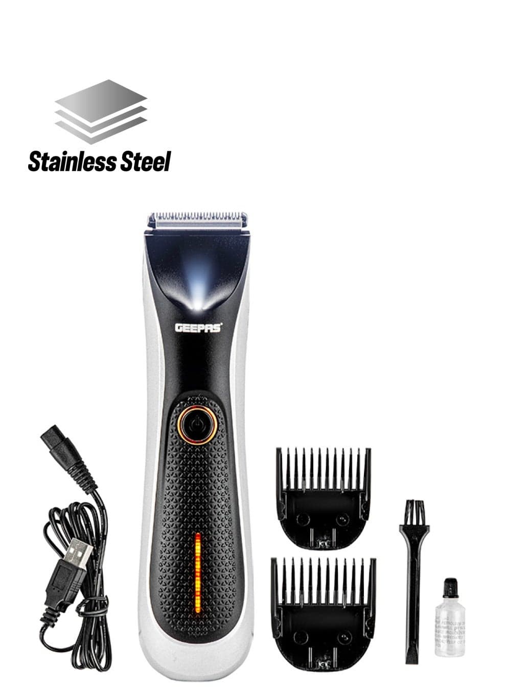 Professional Beard Trimmer for Men with Pro Shield 1.0 Technology – Waterproof Electric Shaver, Dual Turbo Boost & LED Display – High Capacity Battery, 2-Year Warranty – Ideal for Home & Salon Styling (Black) Black