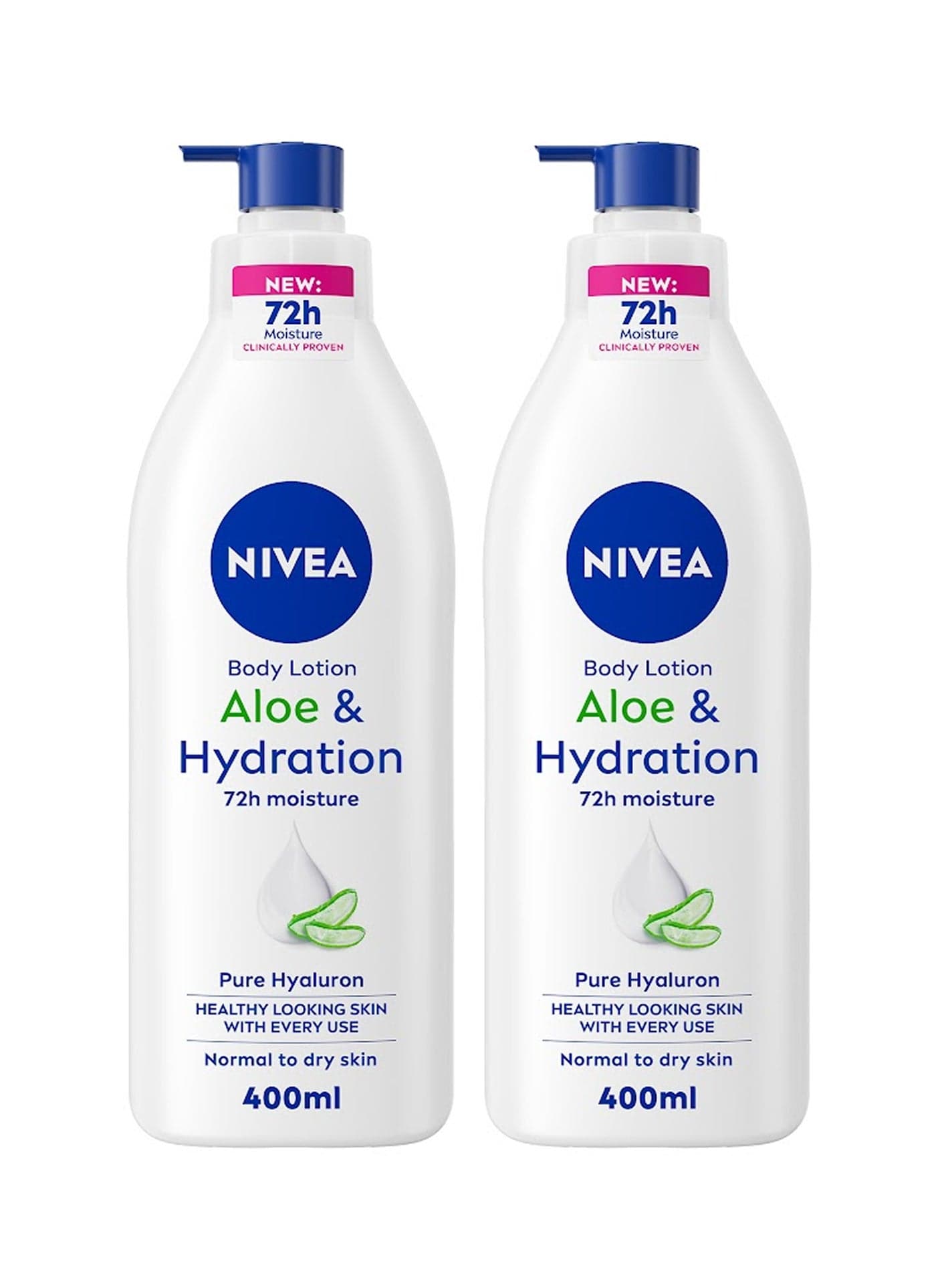 Aloe And Hydration Body Lotion 400ml Pack Of 2