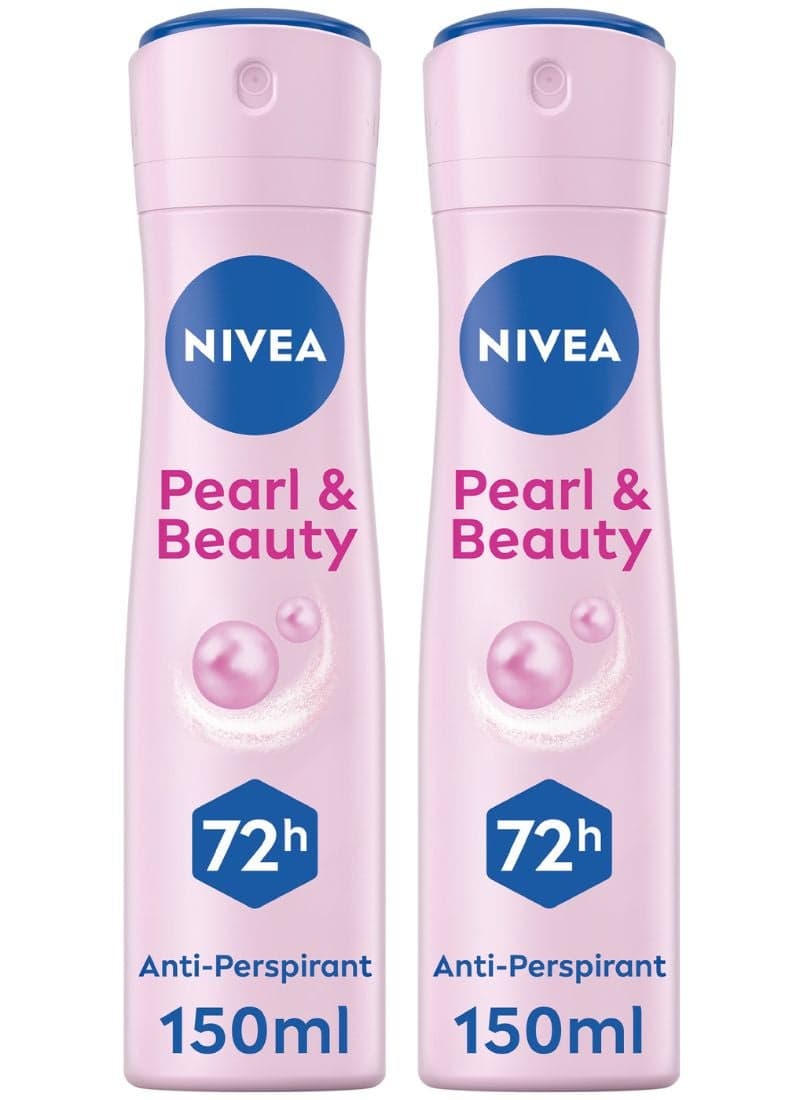 Pack Of 2 Pearl And Beauty Antiperspirant Spray 150ml