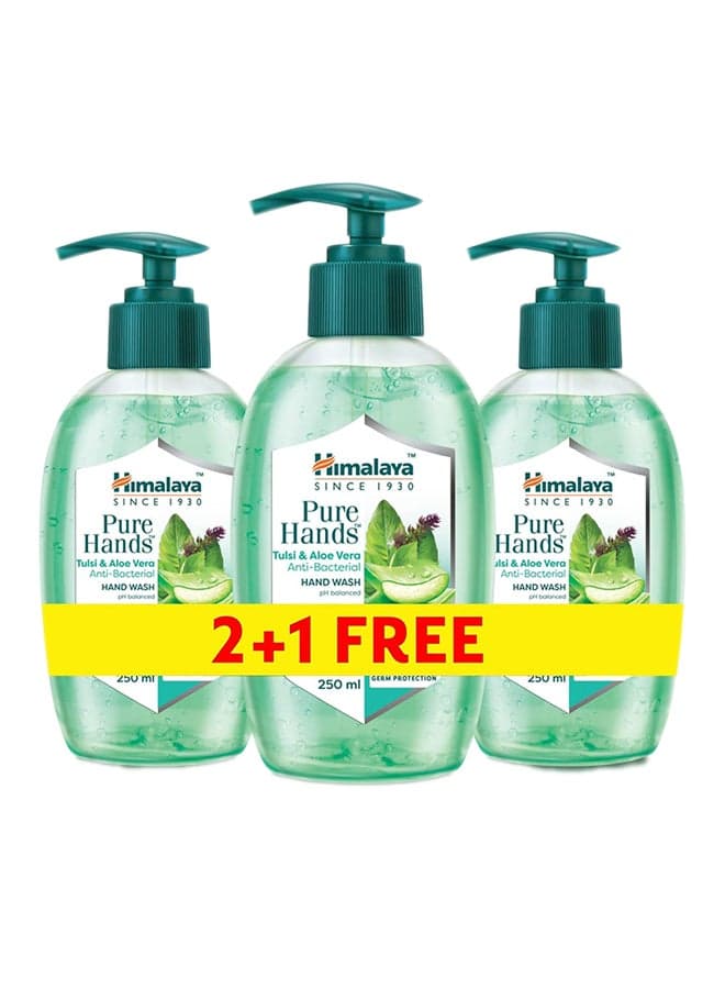 Hand Wash Tulsi And Aloe 250ml Pack of 3 250ml