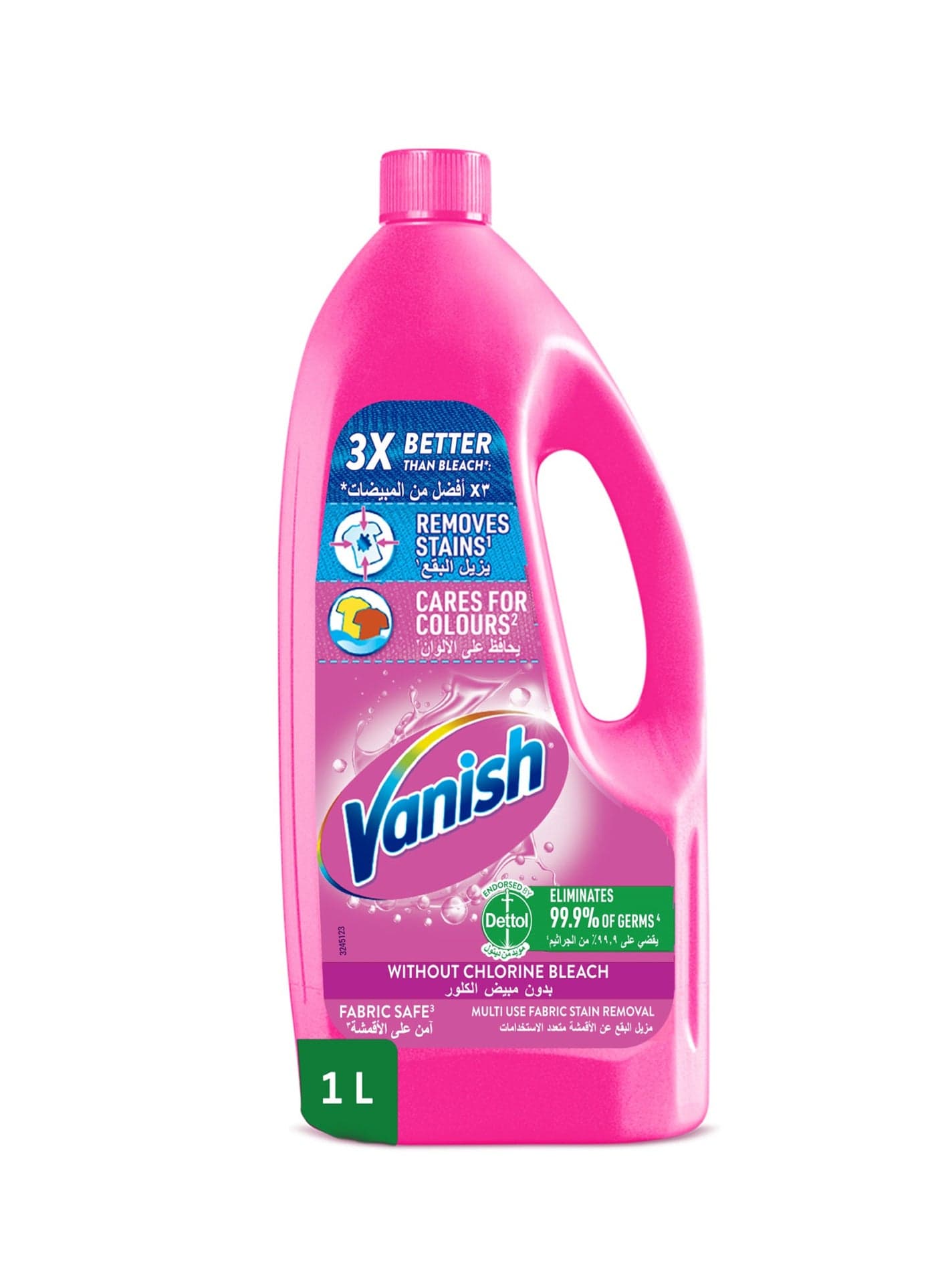Fabric Stain Remover Liquid pink 1Liters