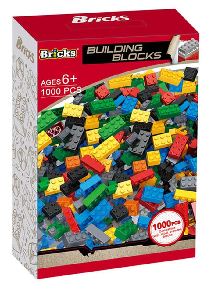 1000 Pcs Bricks Building Blocks  40-1636954 12x32x18cm