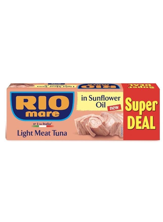 Light Meat Tuna In Sunflower Oil 70grams Pack of 3