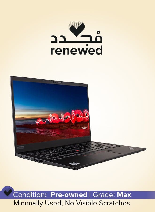 Renewed - ThinkPad X1 Carbon Laptop With 14-Inch Display,Core i7/10th Gen/16GB RAM/512GB SSD/Windows 10 Pro/Intel HD Graphics Black