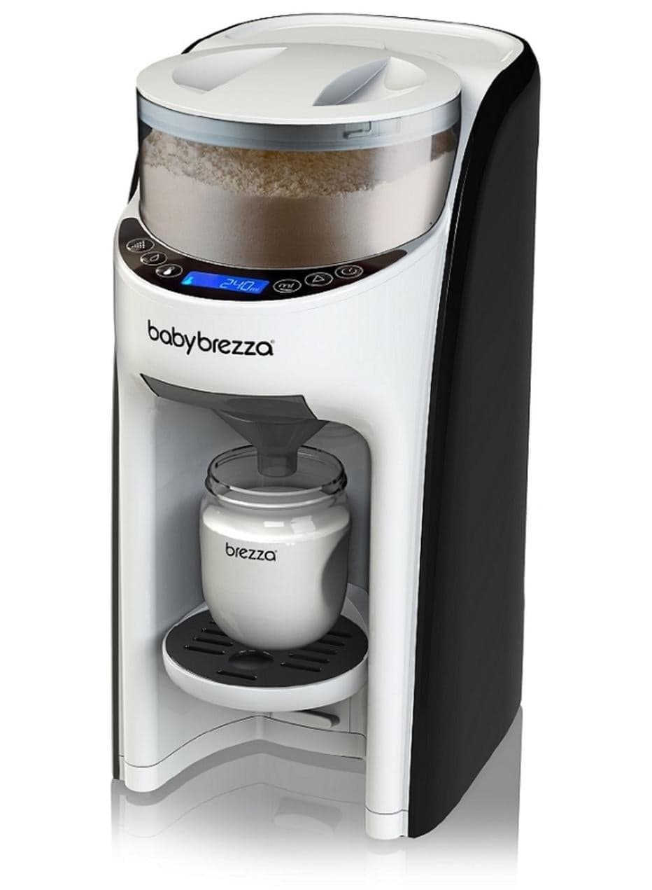 Baby Brezza New and Improved Formula Pro Advanced Formula Dispenser Machine - Automatically Mix a Warm Formula Bottle Instantly - Easily Make Bottle with Automatic Powder Blending, White