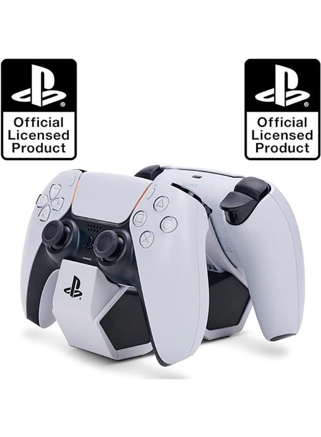 Officially Licensed Twin Charging Station for DualSense Controller PS5- wireless