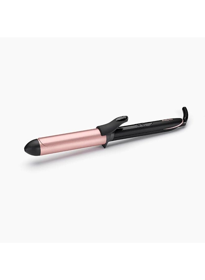 Hair Curling Iron Extensive Wide Reach 32mm Curling Tong Barrel  Ultra-Fast Heat With Led And 6 Temperature Setting 160°C-210°C 2.5m Ceramics Swivel Cord Rose Quartz 32mm