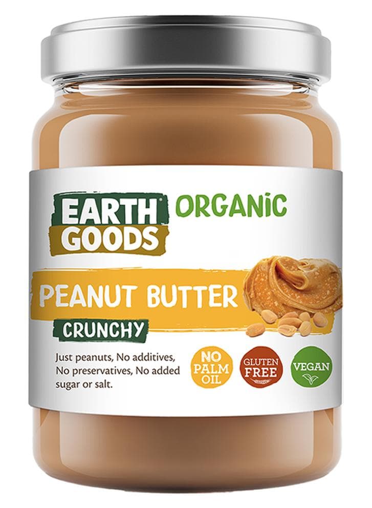 Organic Crunchy Peanut Butter 400grams