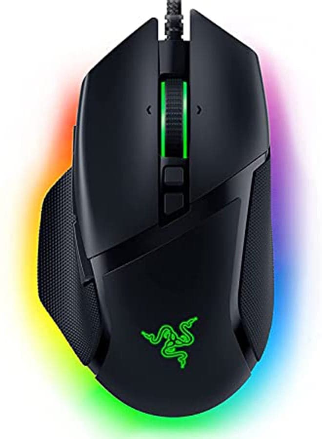 Razer Basilisk V3 Customizable Ergonomic Gaming Mouse: Fastest Mouse Switch - Chroma RGB Lighting 26K DPI Optical Sensor 11 Programmable Buttons - Classic Black