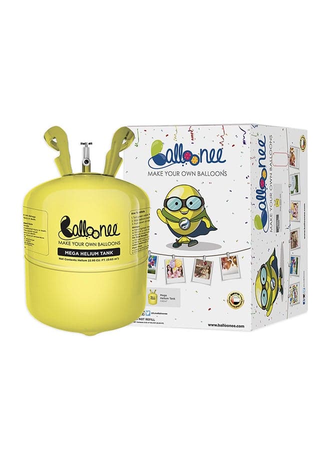 Mega Disposable Helium Party Kit - 100 Balloons