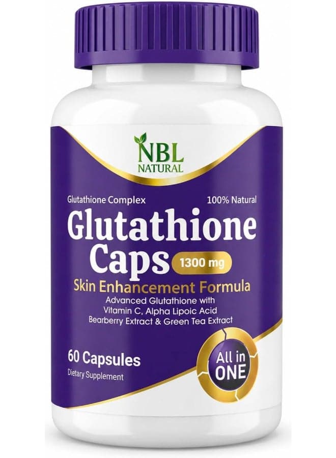 Advanced Glutathione Complex With Vitamin C, Skin Whitening 60 Capsules